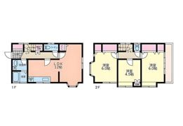 西戸部町2丁目戸建ての間取り画像