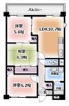 ベルデュール四條畷の間取り画像