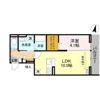 Noble villa鹿手袋 Aの間取り画像