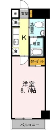 カスタリア神保町の間取り画像
