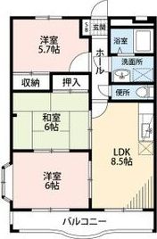 SANTA PLACE K2(サンタプレイスK2)の間取り画像