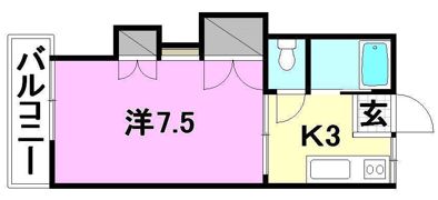 コーポ光和の間取り画像