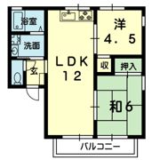 シティハイムアゼリアの間取り画像