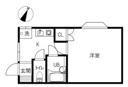 ベルビューⅢの間取り画像
