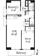 リバーサイドMAKIBAの間取り画像