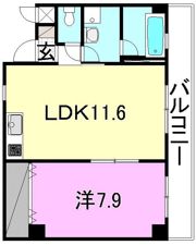 Mマンションの間取り画像