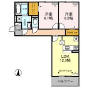 ガーネットの間取り画像