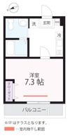 ハーミットクラブハウス衣笠ⅡB号棟（仮）の間取り画像