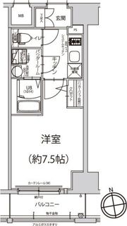 エスリード今池アヴェールの間取り画像