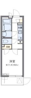 クレイノコンフォール 東中島の間取り画像