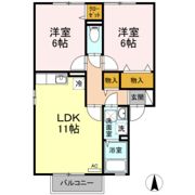 ソレイユの間取り画像