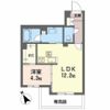 ペルル段原南の間取り画像