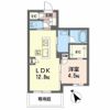 ペルル段原南の間取り画像
