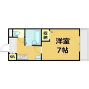 シャトレ豊津Iの間取り画像