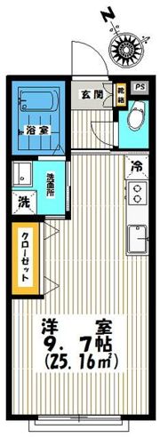 ミモザ吉祥寺東町の間取り画像