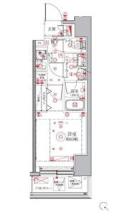 クレイシアIDZ横浜桜木町の間取り画像