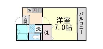 メゾン灘北の間取り画像
