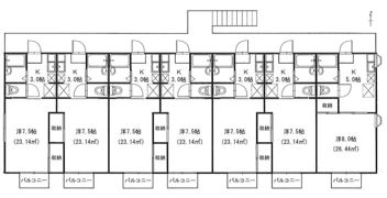 コーポビリジアンBの間取り画像