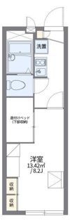レオパレス平七屋の間取り画像