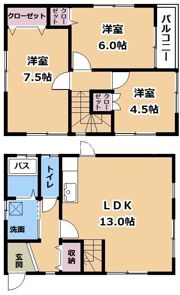 カメリア富士見の間取り画像