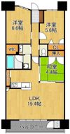 ライブスクエア大手町 402号室の間取り画像