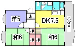 ハイネス井口の間取り画像