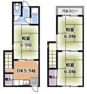 錦町貸家02の間取り画像