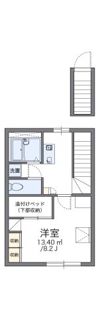 レオパレス野洲の間取り画像