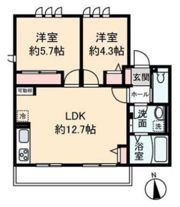 Contrail1（コントレイル1）の間取り画像