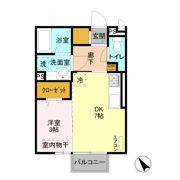 エクート東の間取り画像