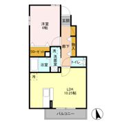 キューブ赤塚 Ⅱの間取り画像