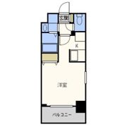 プレサンス心斎橋モデルノの間取り画像