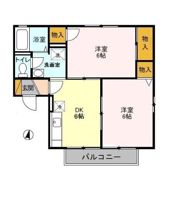 ボナールUの間取り画像