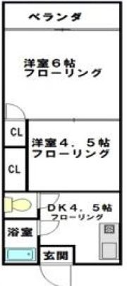 第2上田文化の間取り画像