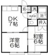 藤栄コーポの間取り画像
