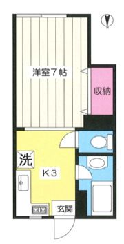 松原マンションの間取り画像