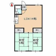 コーポ大地の間取り画像
