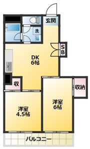 コスモプラザHINOの間取り画像