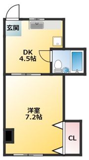 東洋マンションの間取り画像