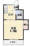 中川マンションの間取り画像