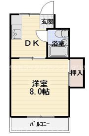 中川マンションの間取り画像