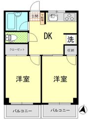 ホワイトポート大山の間取り画像