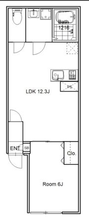 ロータスコート目黒不動前の間取り画像