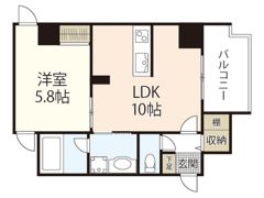 MARIO TERRACE 平野町の間取り画像