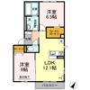 ファームコート温品の間取り画像