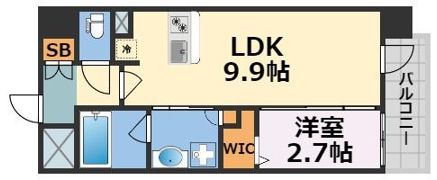 コンフォリア・リヴ南森町Qの間取り画像