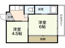 ビレッジハウス安古市2号棟の間取り画像