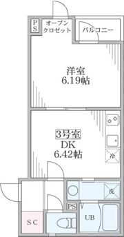 アンベリール北小岩の間取り画像