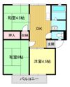 ドリームハイツ出石C棟の間取り画像
