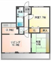 フォブール梅田の間取り画像